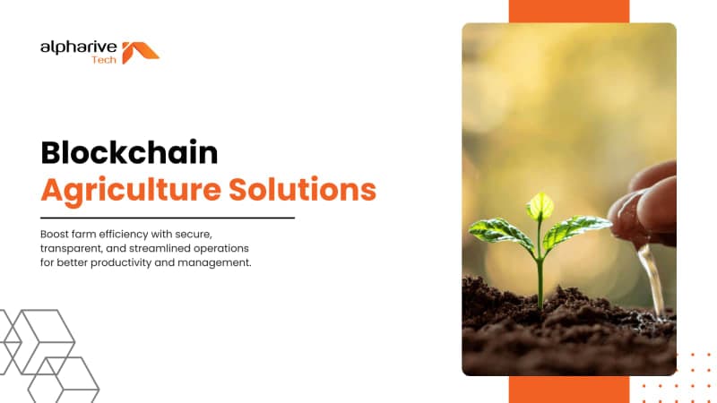 Blockchain Agriculture Solutions for Smart Farming