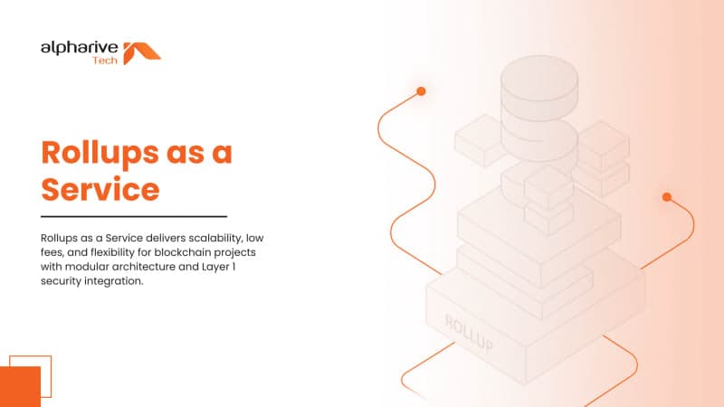Rollups as a Service for Scalable Blockchain Solutions