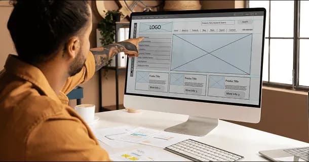 Design wireframes and user interface
