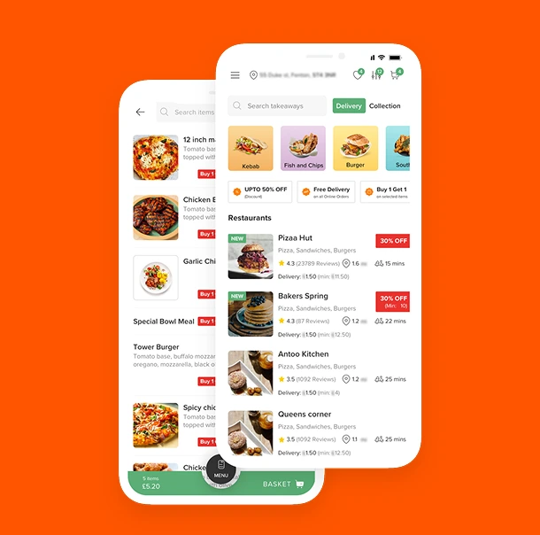 Features of Food Delivery App